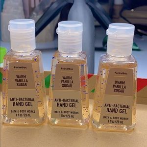 3 hand sanitizers , never been opened.
